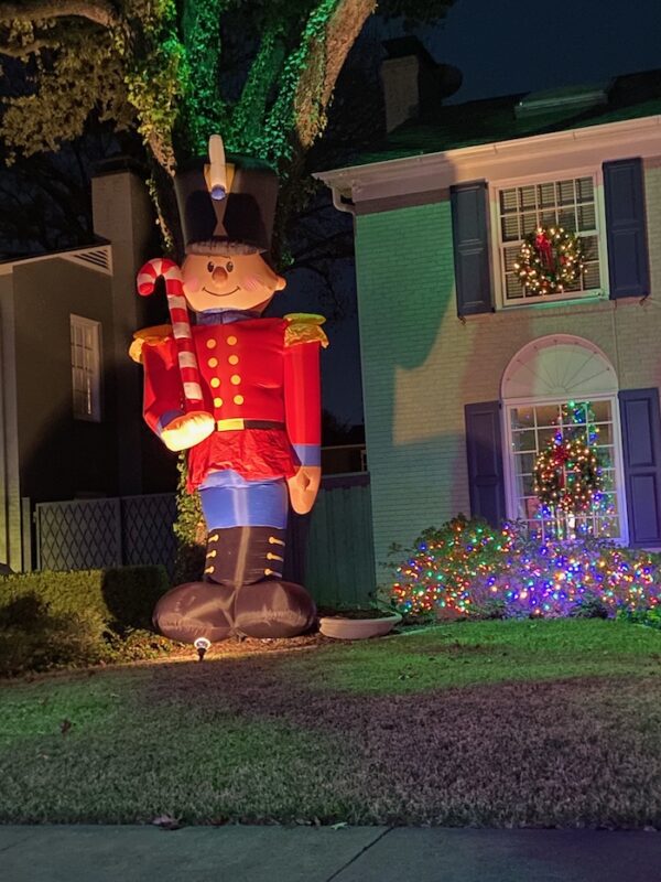 Highland Park Christmas Lights Toy Soldier. 