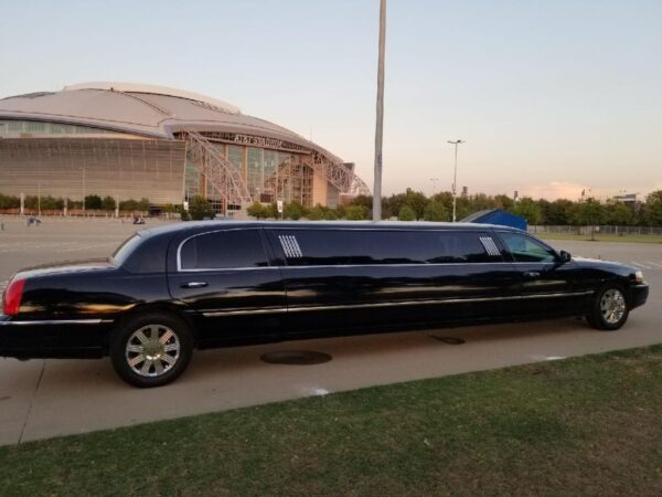Dallas Cowboys And New England Patriots At AT&T Stadium October 1st, 2023. 8-10 PASSENGER STRETCH LIMO.